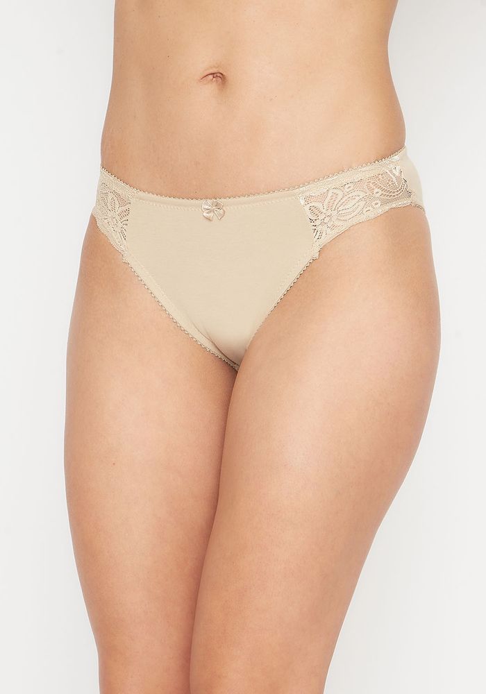 BIKINI CON ENCAJE ALGODÓN