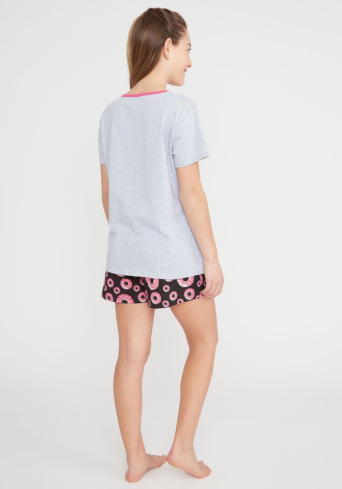 PIJAMA TEENS MUJER ALGODON