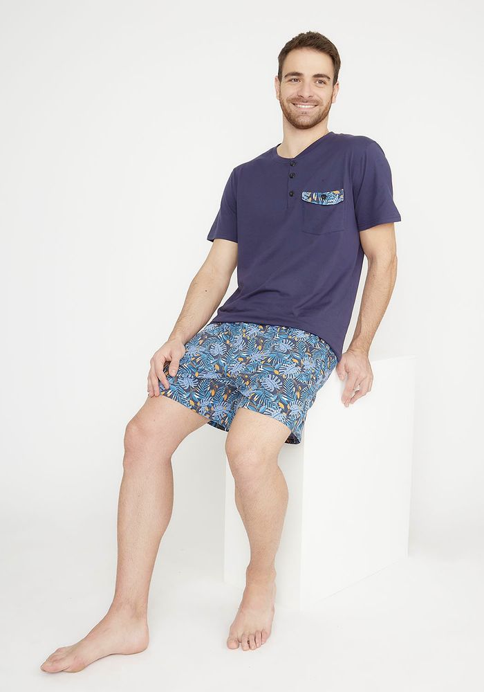 PIJAMA HOMBRE ALGODON