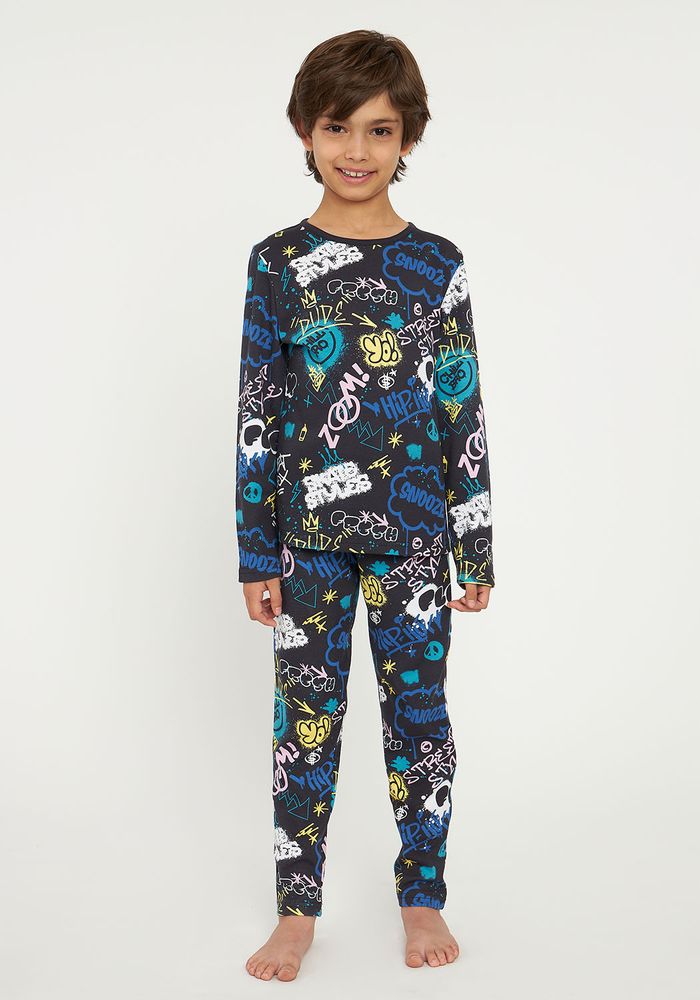 PIJAMA NIÑO ALGODON