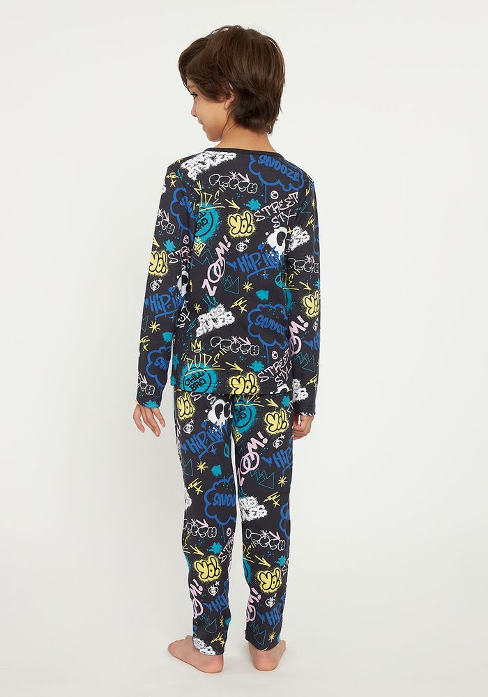 PIJAMA NIÑO ALGODON