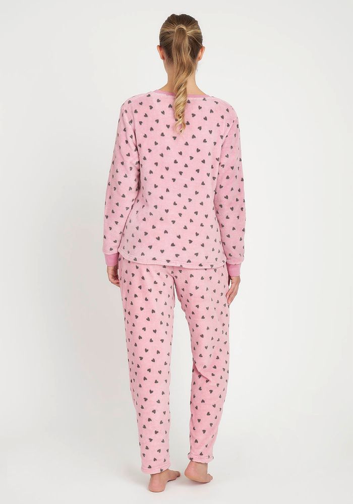 PIJAMA MUJER CORAL FLEECE