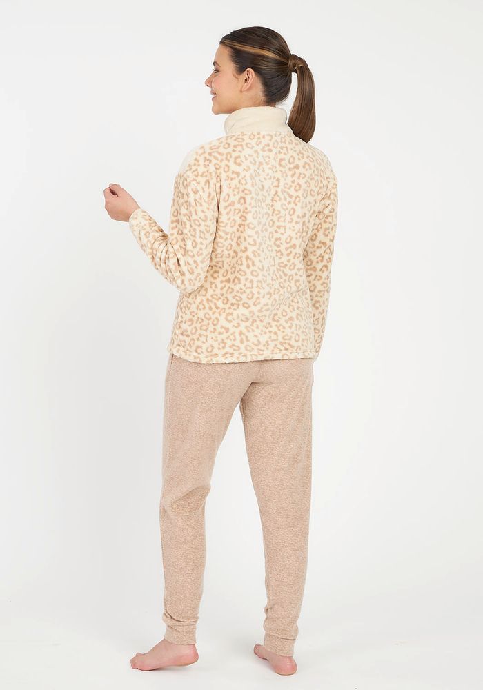 PIJAMA MUJER CORAL FLEECE